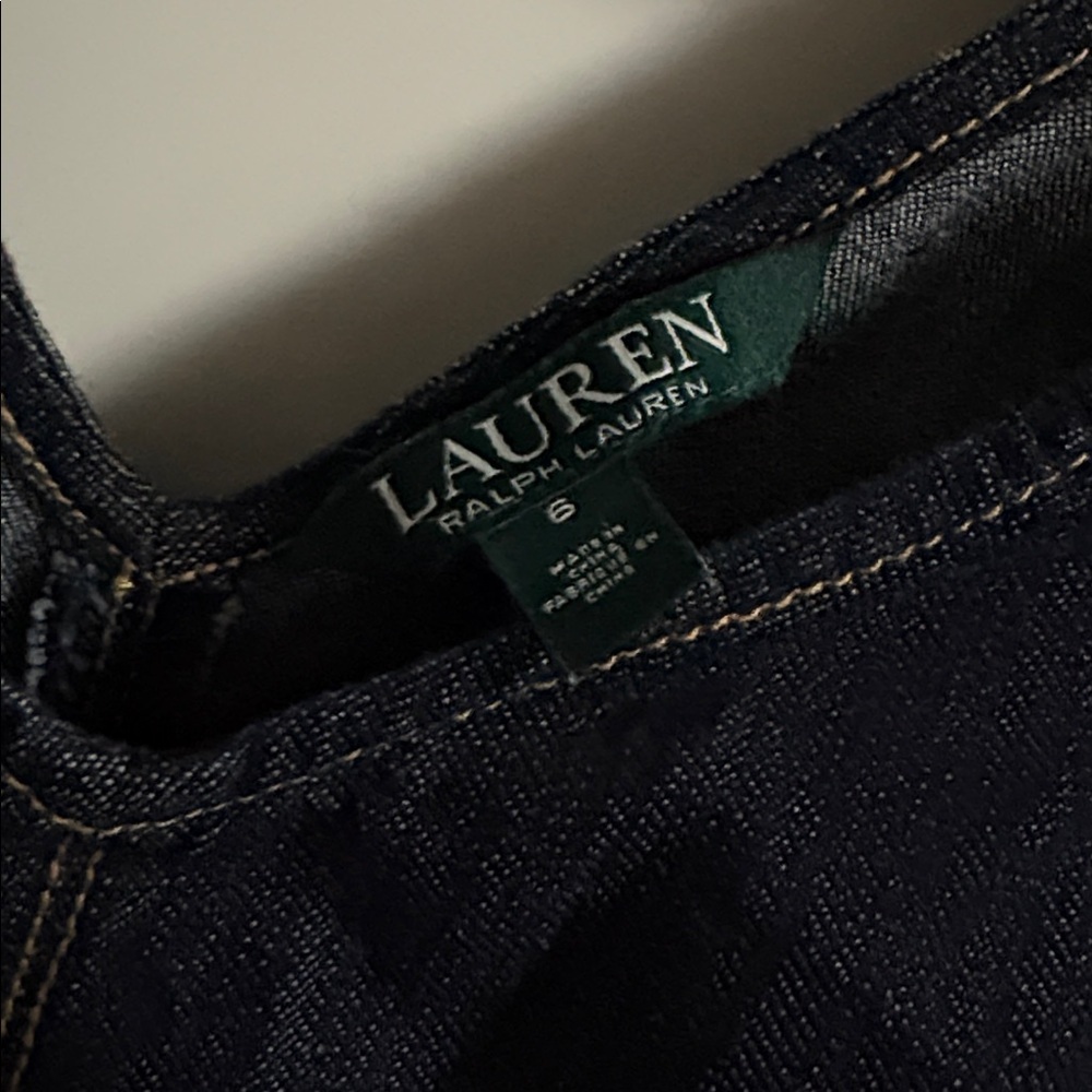 Ralph Lauren denim Dress size 6 - Picture 3 of 3